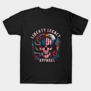 Liberty Legacy Skull & Snake with Eagle T-Shirt